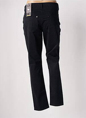 Pantalon drept închidere cu fermoar sub clapetă cu nasturi negru STREET ONE femeie