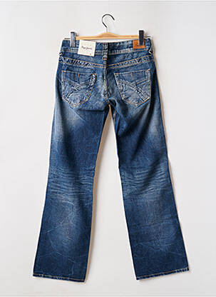 Blugi cu croială dreaptă buzunare albastru PEPE JEANS femeie