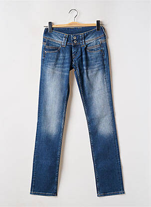 Blugi cu croială slim buzunare albastru PEPE JEANS femeie