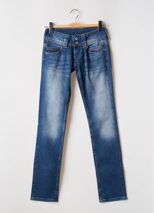 Blugi cu croială slim albastru PEPE JEANS femeie