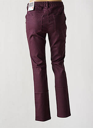 Pantalon slim țesătură acoperită mărime normală violet STREET ONE femeie