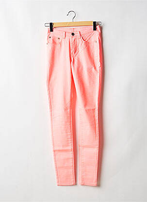 Pantalon slim roz VILA femeie