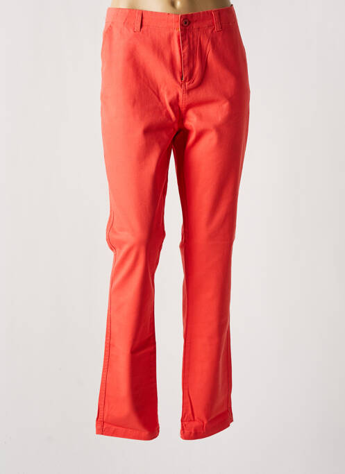 Pantalon chino portocaliu VILA femeie