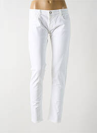 Pantalon slim talie joasă talie joasă bej LE TEMPS DES CERISES femeie