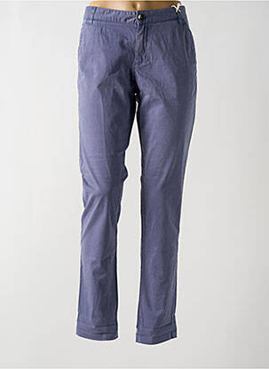 Pantalon chino talie joasă talie joasă albastru DDP femeie