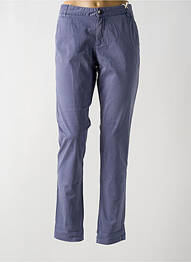 Pantalon chino talie joasă talie joasă albastru DDP femeie