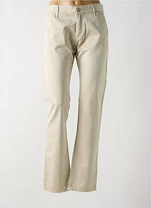 Pantalon chino talie joasă talie joasă bej LE TEMPS DES CERISES femeie