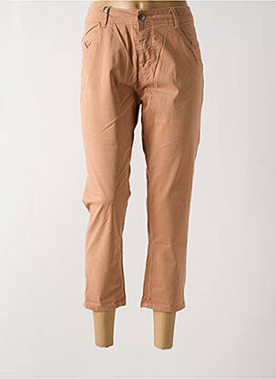 Pantalon 7/8 țesătură poplin mărime normală roz SCHOOL RAG femeie