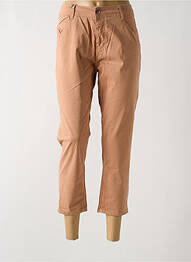 Pantalon 7/8 țesătură poplin mărime normală roz SCHOOL RAG femeie