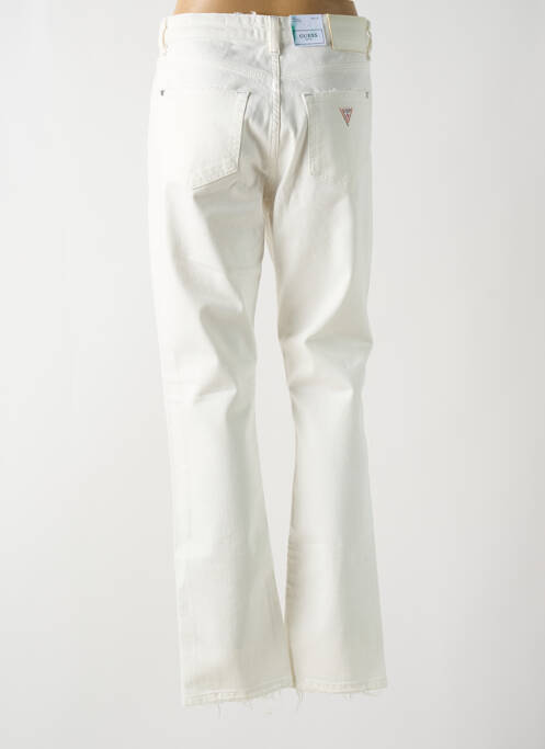 Blugi cu croială dreaptă bej GUESS femeie