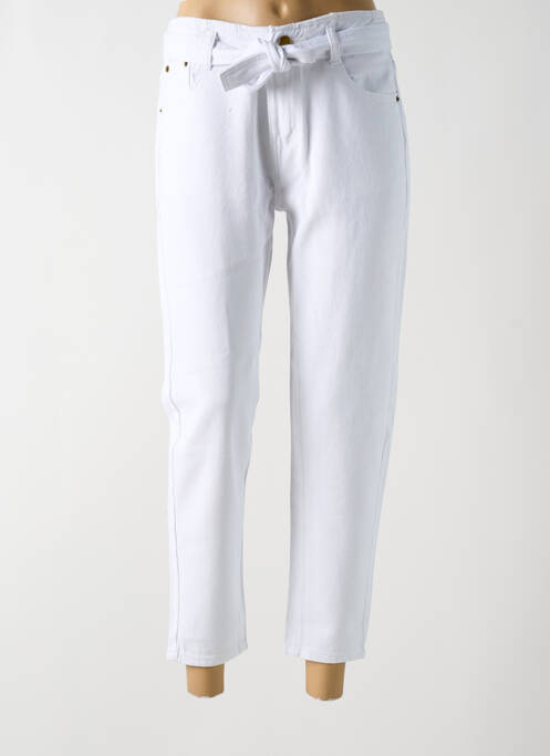 Blugi croială Mom alb MOLLY BRACKEN femeie