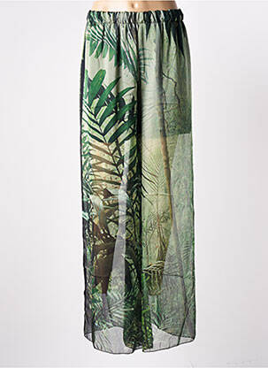 Pantalon larg verde GUESS femeie