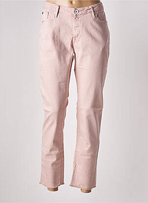 Blugi cu croială slim roz GARCIA femeie