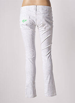 Pantalon slim talie joasă talie joasă alb LOIS femeie