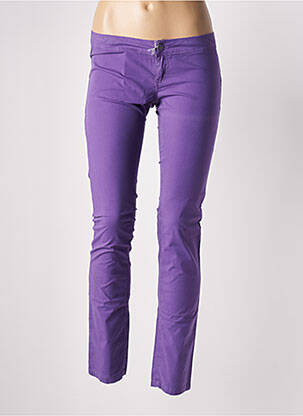 Pantalon slim talie joasă talie joasă violet LOIS femeie