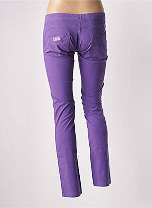 Pantalon slim talie joasă talie joasă violet LOIS femeie