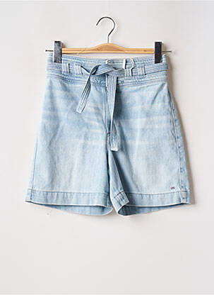 Șort țesătură denim talie înaltă albastru TOMMY HILFIGER femeie