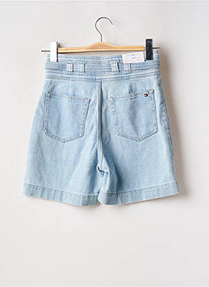 Șort țesătură denim talie înaltă albastru TOMMY HILFIGER femeie