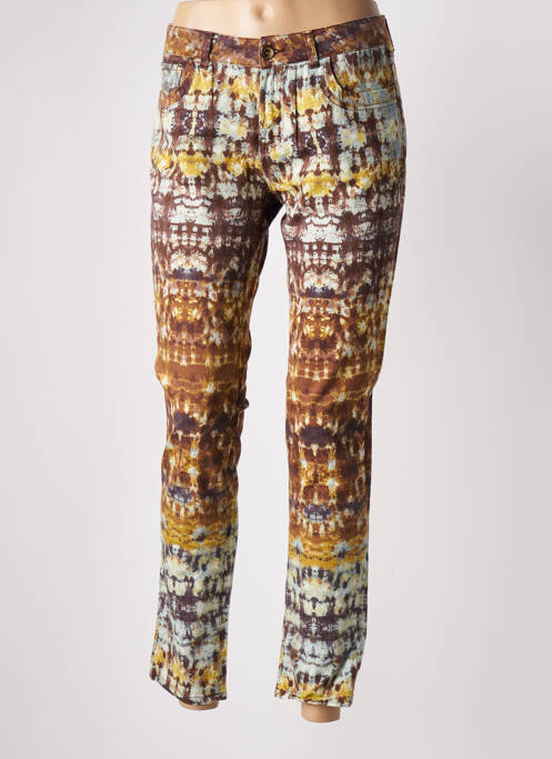 Pantalon 7/8 maro DOUYOUDOU femeie