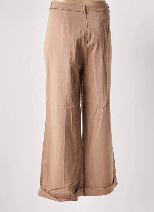 Pantalon evazat bej GUESS femeie