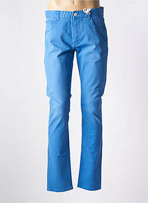 Blugi cu croială slim albastru SOLID bărbat