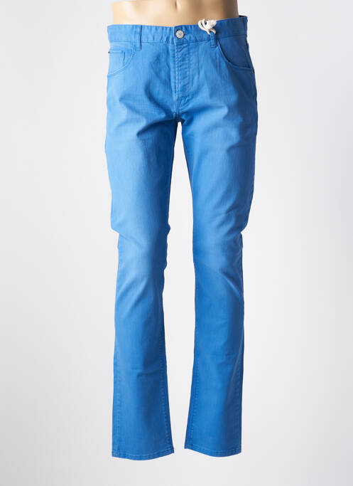 Blugi cu croială slim albastru SOLID bărbat