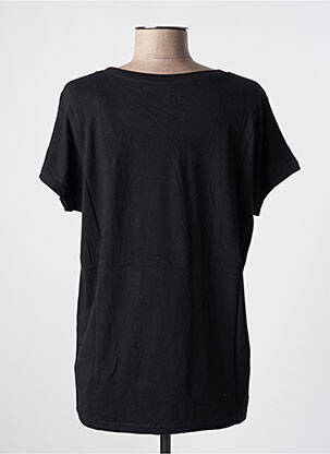 Tricou serigrafie mâneci scurte negru ELEVEN PARIS femeie