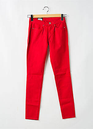 Jegging buzunare mărime reglabilă roșu PEPE JEANS fată