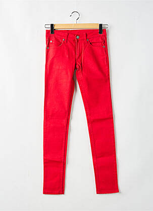 Blugi skinny talie înaltă talie înaltă roșu CHEAP MONDAY femeie