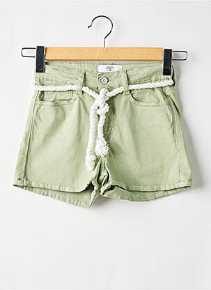 Șort verde LE TEMPS DES CERISES fată
