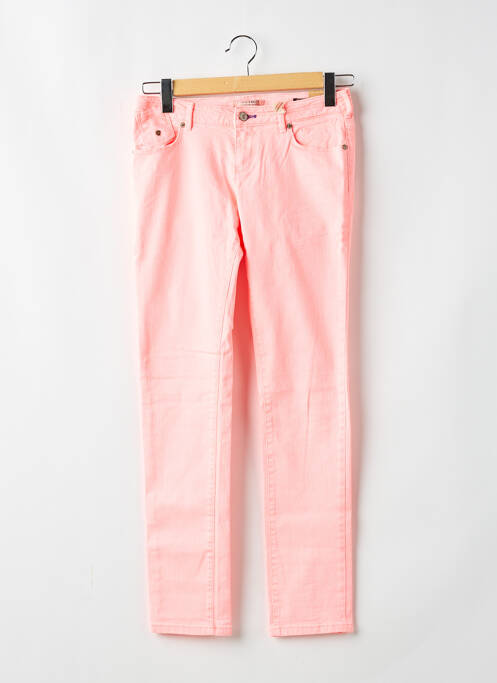 Blugi cu croială slim roz SCOTCH & SODA fată