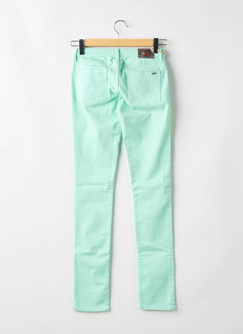 Pantalon slim albastru LE TEMPS DES CERISES fată