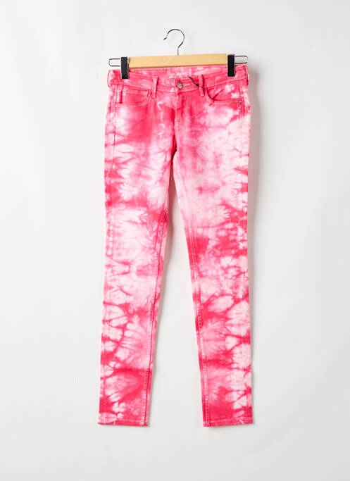 Blugi cu croială slim roz PEPE JEANS fată