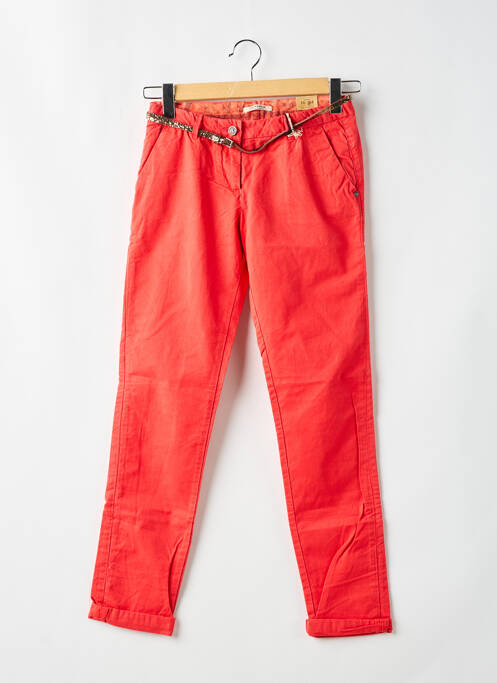 Pantalon chino portocaliu SCOTCH R'BELLE fată
