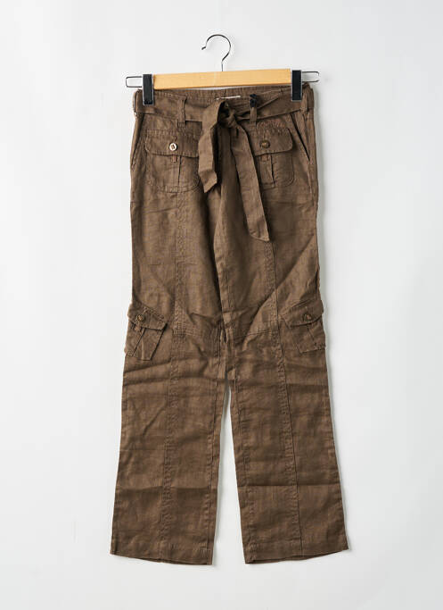 Pantalon cargo maro DDP fată