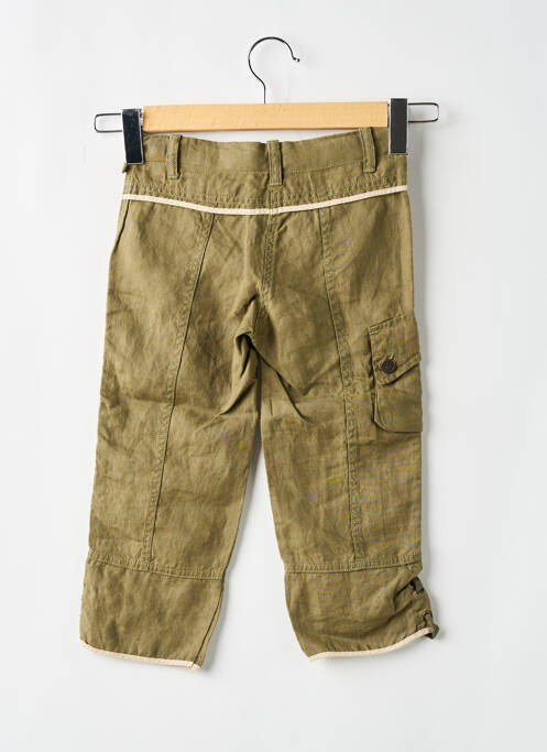 Pantalon trei sferturi verde JEAN BOURGET fată