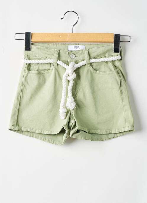 Șort verde LE TEMPS DES CERISES fată