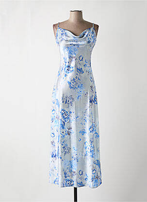 Rochie lungă albastru GUESS femeie