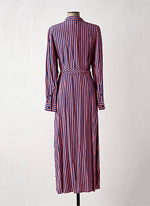 Rochie lungă mâneci lungi mâneci lungi roz TOMMY HILFIGER femeie