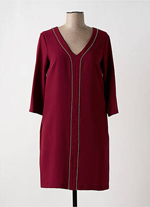 Rochie scurtă mâneci 3/4 mâneci 3/4 roșu KOCCA femeie