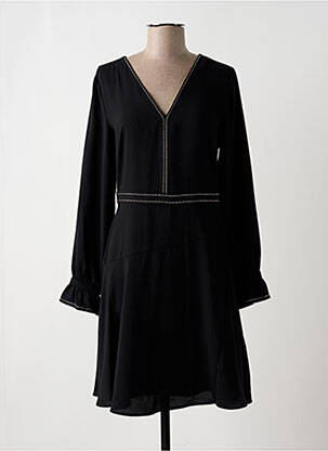 Rochie midi țesătură crep mâneci lungi negru LIU JO femeie