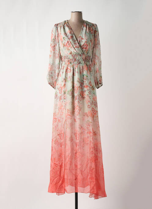 Rochie lungă portocaliu GUESS femeie