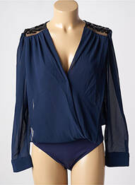 Body mâneci lungi albastru MOLLY BRACKEN femme