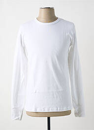 Pijama guler rotund alb JET homme