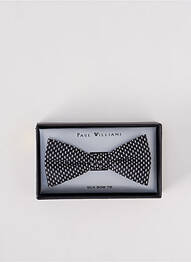 Papion imprimeu fantezie negru PAUL WILLIAMS homme