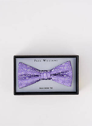 Papion imprimeu floral violet PAUL WILLIAMS bărbat