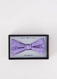 Papion imprimeu floral violet PAUL WILLIAMS homme