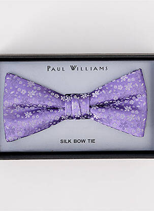 Papion imprimeu floral violet PAUL WILLIAMS bărbat