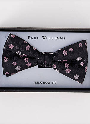 Papion imprimeu floral gri PAUL WILLIAMS bărbat