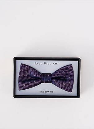 Papion imprimeu fantezie violet PAUL WILLIAMS bărbat